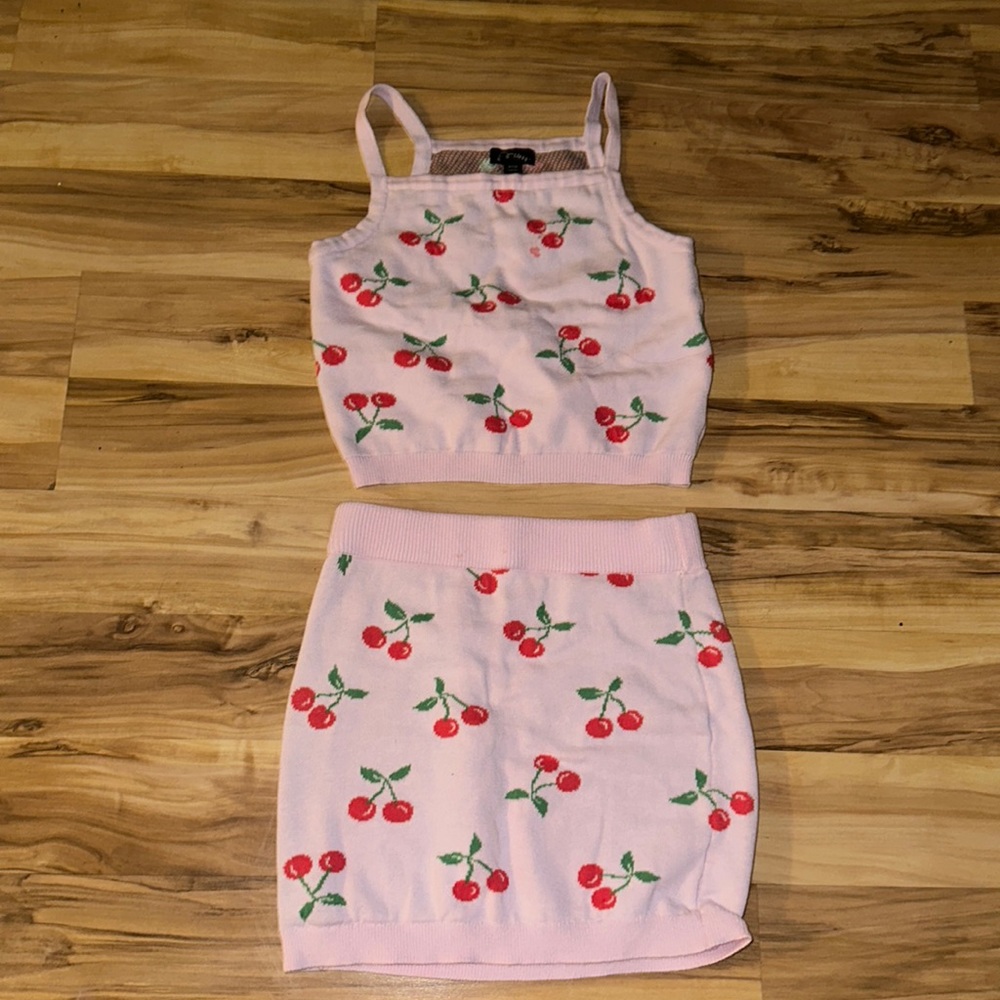 Cherry pink outfit